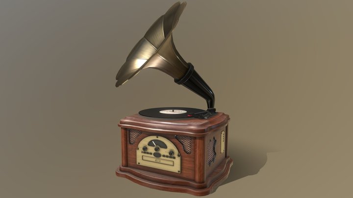 Asset Gramophone Ricatech RMC350 3D Model