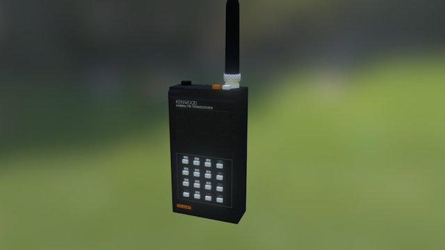 Kenwood Transceiver 3D Model