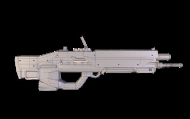 Cyberpunk 2077 rifle 3D Model
