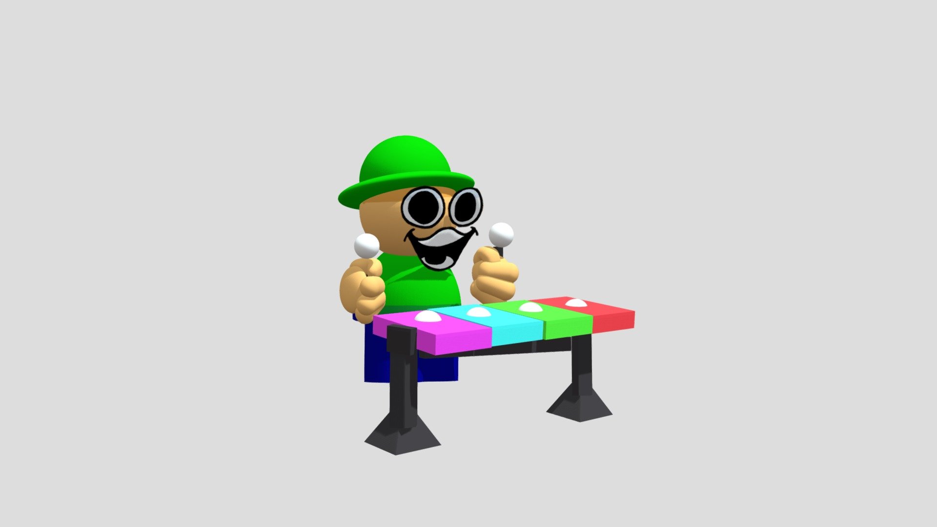 Xylophone Bandu - Download Free 3D model by MattFoxyShow [210093f ...