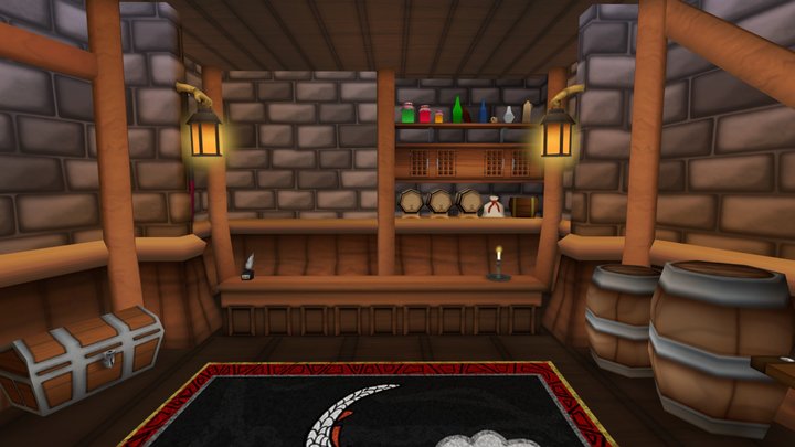 Corporate Clash: Ye Olde Toontowne Interior A 3D Model