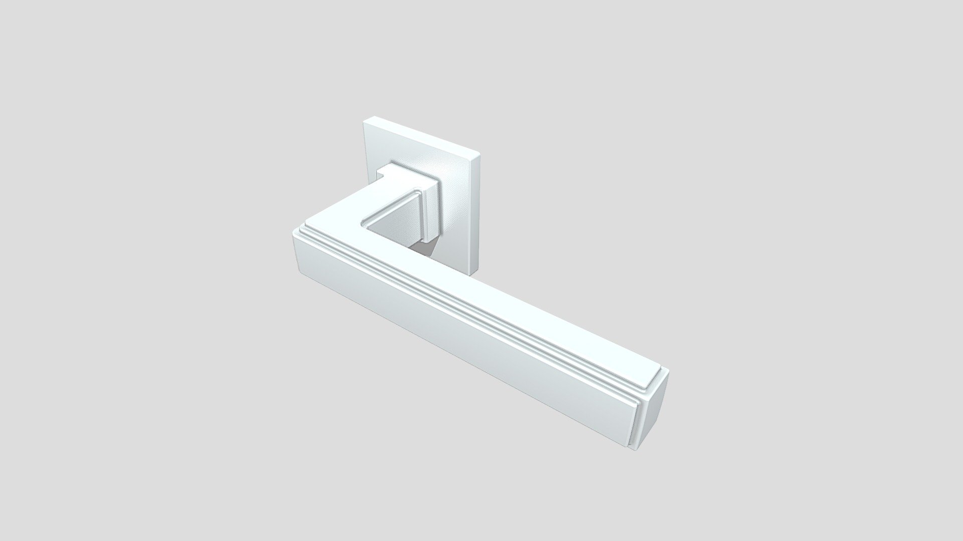 royal q B 3D model by CORONA_premium_door_handles [2101a03] Sketchfab