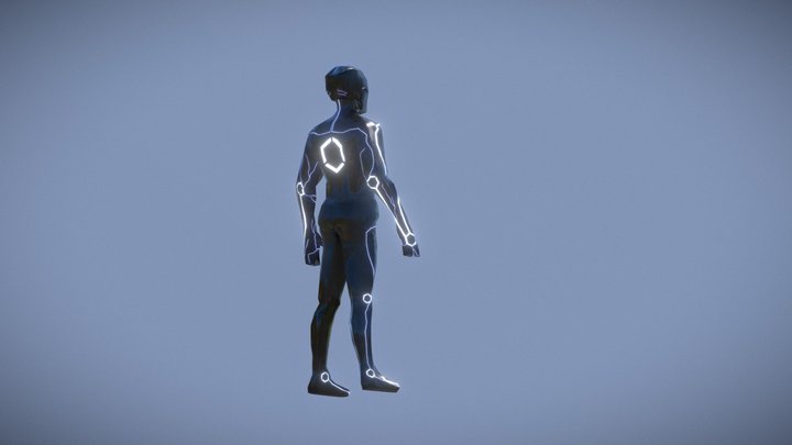 Tron LowPoly 3D Model