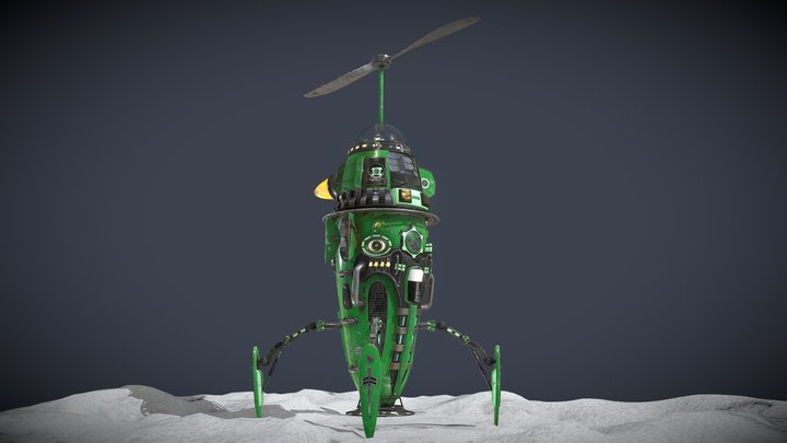 Helicoship 3D Model