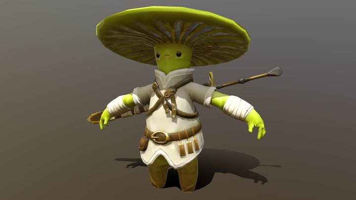 Fungiman 3D Model