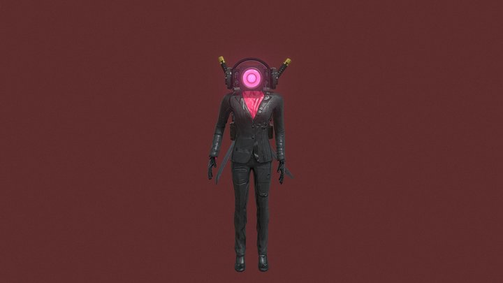 Speaker Woman upgraded – Kostenloses 3D-Modell STL