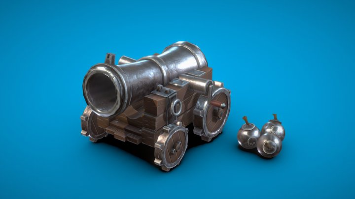 stylize_cannon 3D Model