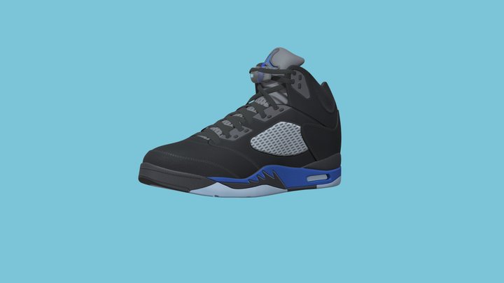 Jordan 5 Men's Sneaker 3D Model