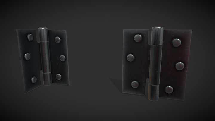Door Hinge - 1MB – Modelo 3D gratuito STL