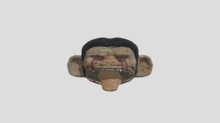 Giant Monkey Head (from Secret of Monkey Island) 3D Model