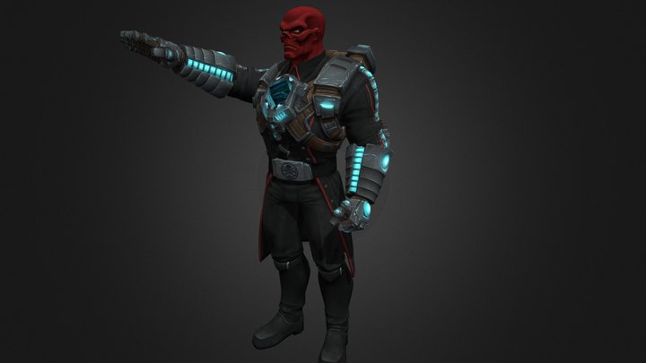 Red Skull 3D Model