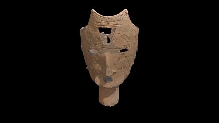 ６号盾持ち人埴輪 3D Model