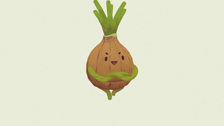 Лук 3D Model