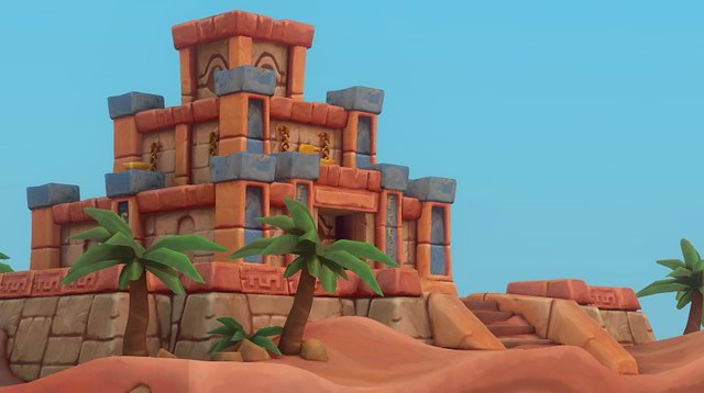 The Desert Tomb 3D Model