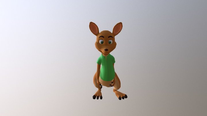 Magic Joey Kangaroo 3D Model