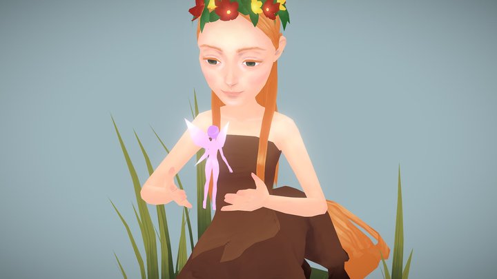 Centaur and fairy 3D Model