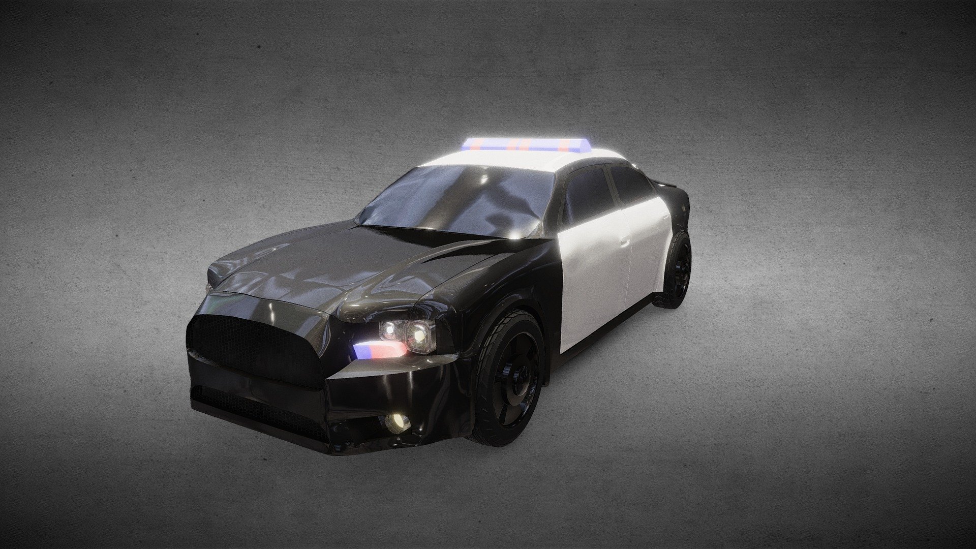 Dodge Charger police interceptor 2011 - 3D model by john451 (@john451)  [210c606]