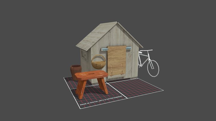 DAE 5 Finished props - Grandma's House 3D Model