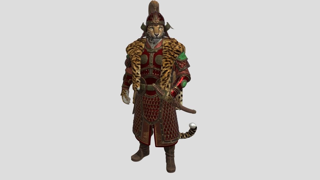 Song Dynasty Amur Leopard warrior
