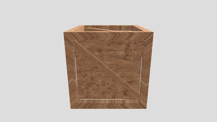 Crate 3D Model