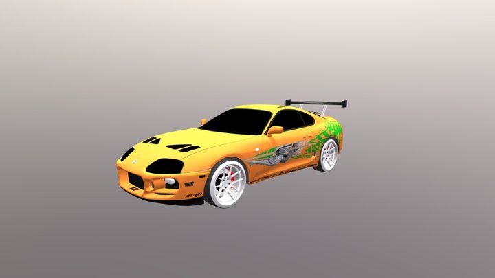 3D TOYOTA SUPRA MK4 - TurboSquid 2120082