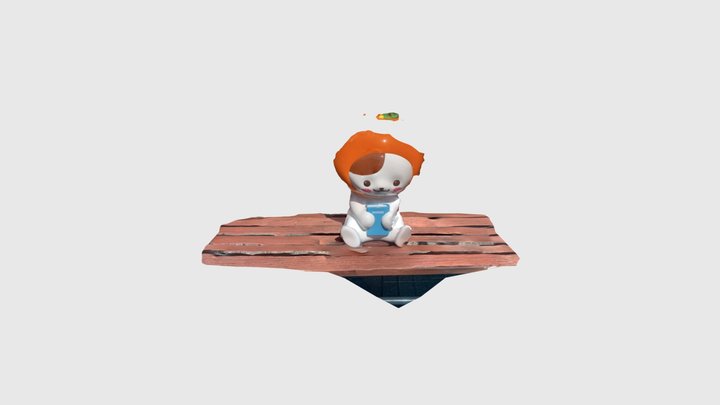 わだにゃん 3D Model