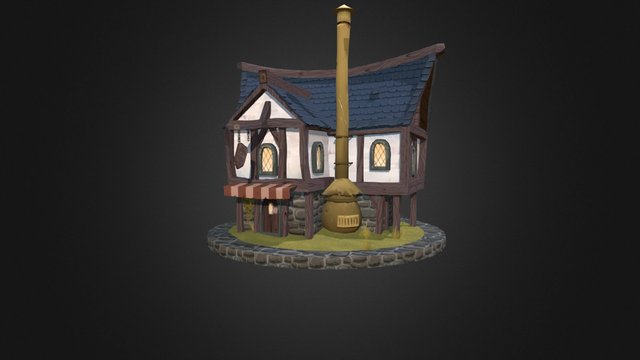 Blacksmith WIP 3D Model