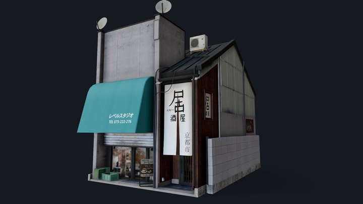 Kyoto Style House Faramiyuki 3D Model