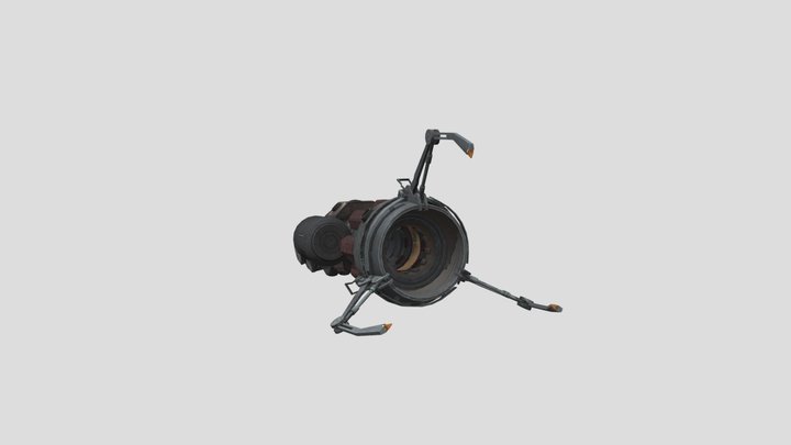 Rasing The Bar Gravity Cannon 3D Model