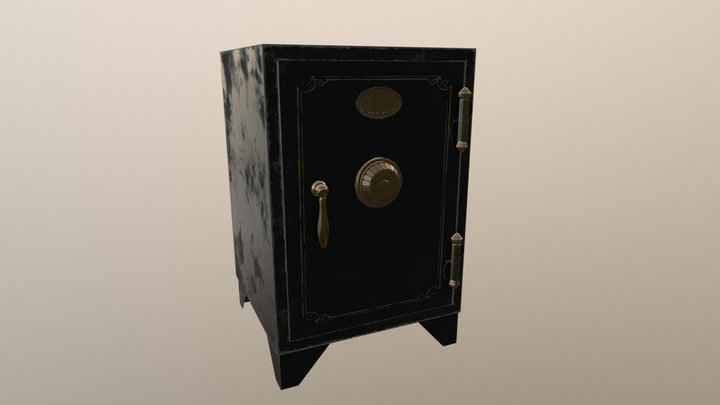 Old Safe 3D Model