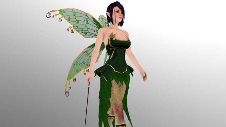 3DFoin - Fairy 3D Model