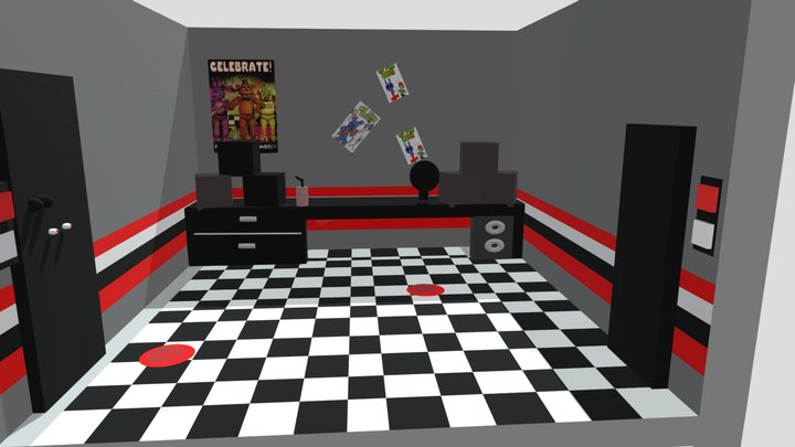 FNAF ROOM 3D Model