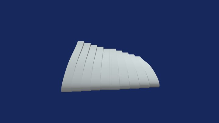 Counter Steering Fin 3D Model