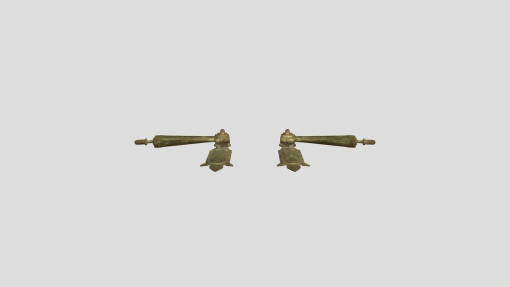 Door Handle Brass