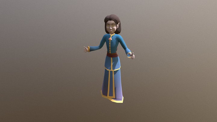 Cuervo, personaje propio 3D Model