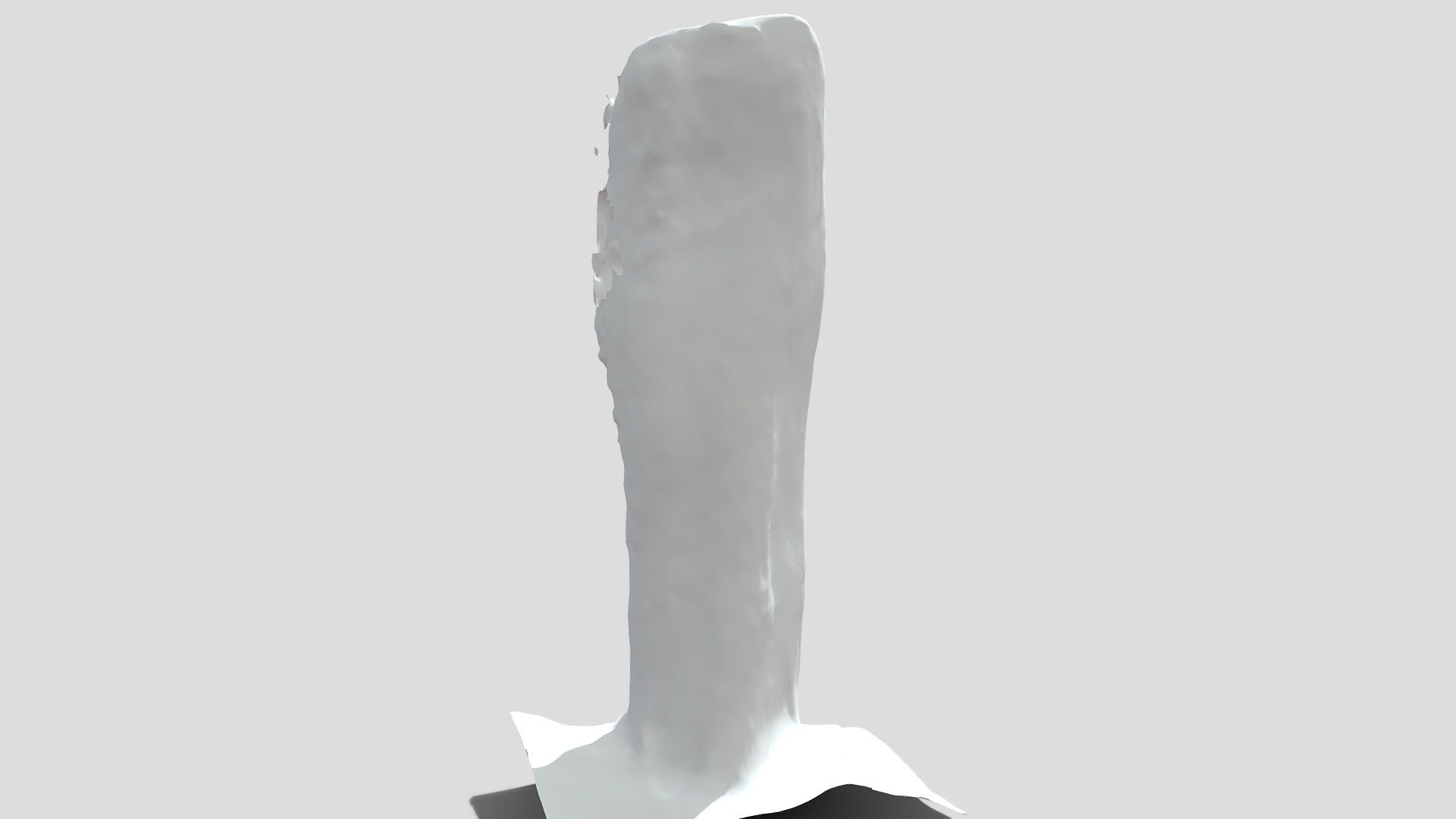 Low poly ogham stone 263 Ardmore, Ireland