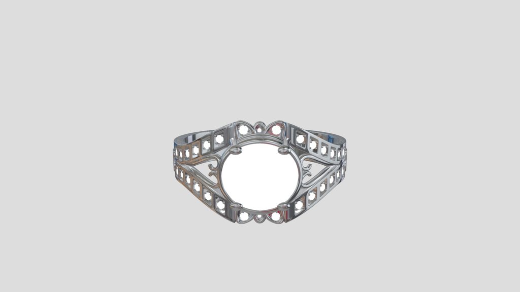 Gold Womens Ring Regal Crimson