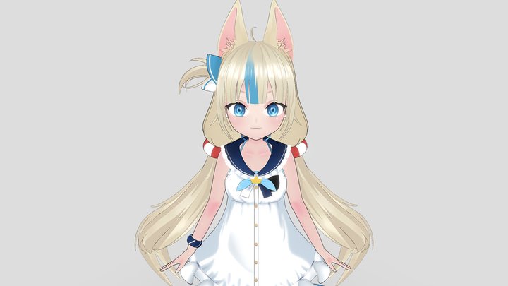 Sameko Saba 3D Fan Art 3D Model