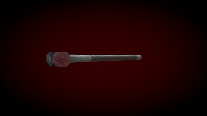 Bloodied Sledge Hammer 3D Model