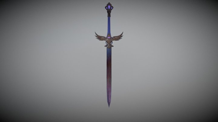 Raven Sword 3D Model