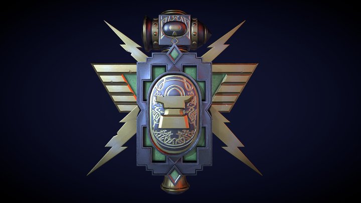 Icon of the Forge - Warcraft Fanart 3D Model