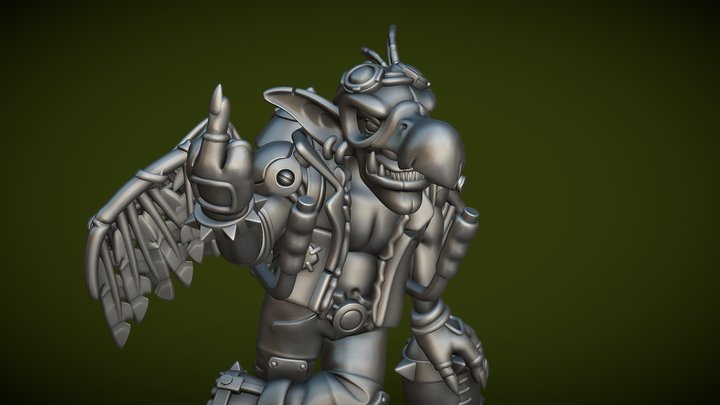 Doom Diver Star 3D Model