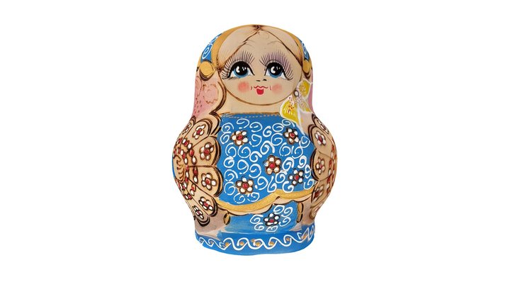 Russian Doll 2 3D Model