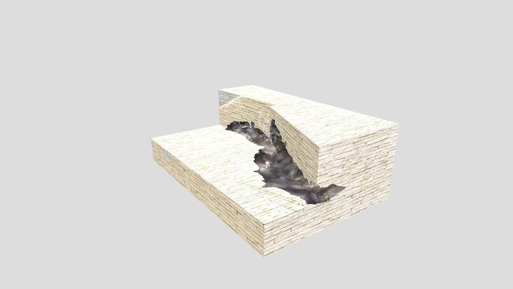 Messingschlager geöffnet 3D Model