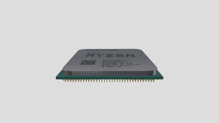 AMD Ryzen 5 5600 Processor 3D Model