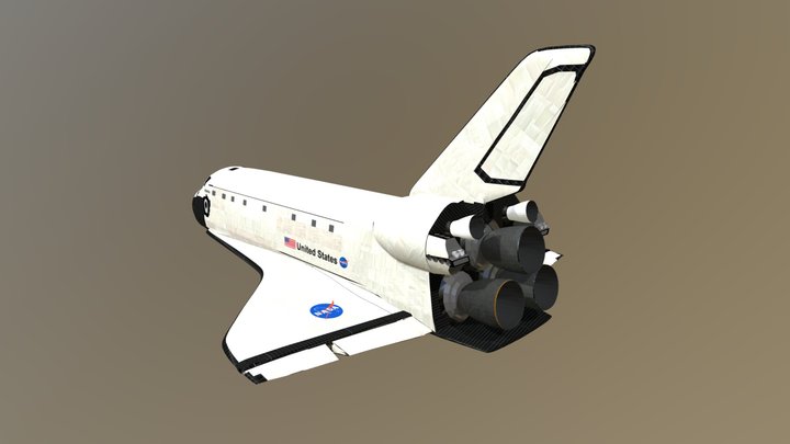 Space Shuttle Atlantis 3D Model