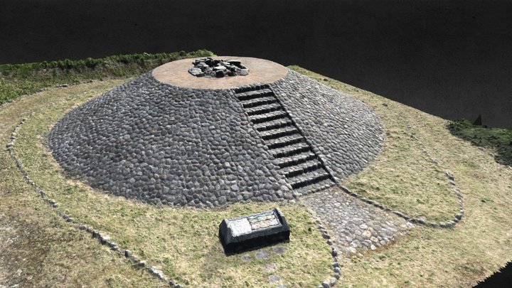 旭ふるさと歴史公園_古墳 3D Model