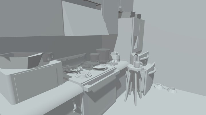 Cookin' Breakfast 3D Model