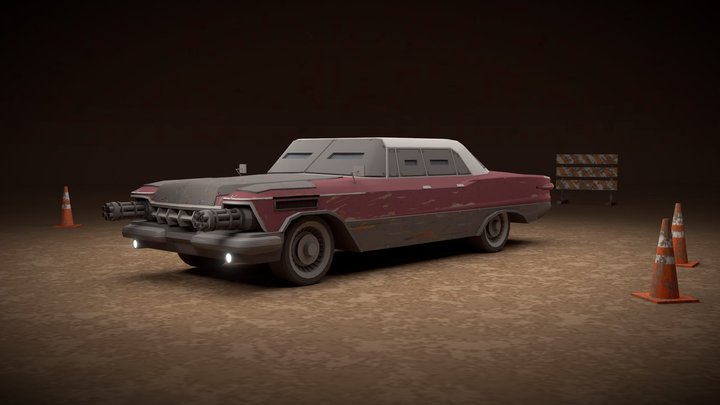 Royal 59 Scene | WarHavoc Survival Car Pack 3D Model