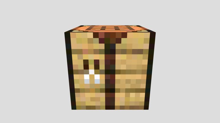 Minecraft Workbench 3D Model